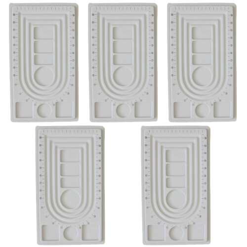 5Pièces Plateau De Rangement Perles Durable Pour Fabrication De 2
