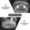 30Pcs Round Clear Plastic Water Globes for DIY Snow Globe Making 6