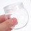30Pcs Round Clear Plastic Water Globes for DIY Snow Globe Making 7