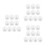 30Pcs Round Clear Plastic Water Globes for DIY Snow Globe Making 8