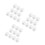 30Pcs Round Clear Plastic Water Globes for DIY Snow Globe Making 10