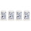 4Pcs Blue Porcelain Toothpick Holder for Hamster Creative Storage Box 5