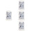 4Pcs Blue Porcelain Toothpick Holder for Hamster Creative Storage Box 7