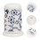4Pcs Blue Porcelain Toothpick Holder for Hamster Creative Storage Box 11
