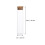 30Pcs Multi-Color Glass Bottles with Cork Display and Storage 9