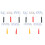 10Pcs White Painting Roller Brushes for DIY and Craft Art Projects 3