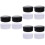 12 Boîte Simple Plastique Pour Pièces D'échecs Noir Et 7