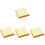 4Pcs Vivid Simulation Bread Decor PU Material Fake Toast Kitchen Props 4