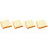 4Pcs Vivid Simulation Bread Decor PU Material Fake Toast Kitchen Props 6
