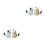 2Pièces Support Baguettes Céramique Chat Plutus Facile 2