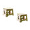 2Pcs Portable Green Folding Stool Foldable Step Stool for Travel Use 4