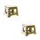 2Pcs Portable Green Folding Stool Foldable Step Stool for Travel Use 6