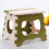 2Pcs Portable Green Folding Stool Foldable Step Stool for Travel Use 10