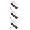 Black PVC Cello Fretboard Stickers Practical Finger Guide Decals 10