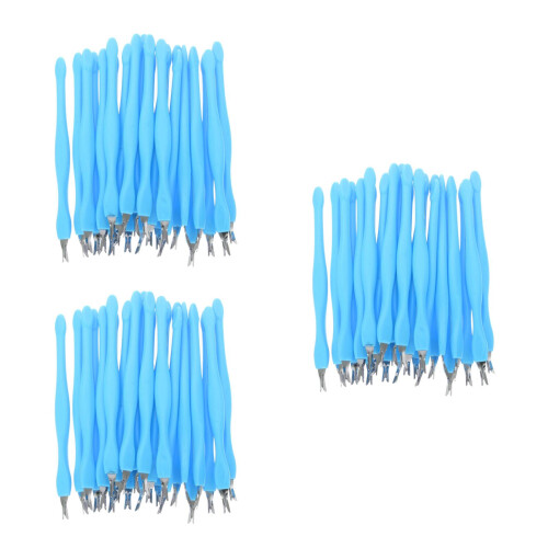 72Pcs Precision Cuticle Pusher Tool Metal Nail Care Device 2