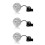 3Pcs Red Fish Tank Spotlight with Silicone Suction Cup and LED Light 7