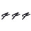 3Pcs Strong Nylon Carrying Straps Black with Ergonomic Shoulder Pad 4