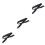 3Pcs Strong Nylon Carrying Straps Black with Ergonomic Shoulder Pad 5