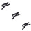 3Pcs Strong Nylon Carrying Straps Black with Ergonomic Shoulder Pad 9