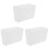 3Pcs White Foams Cake Models for Baking Practice & Party Decor 2