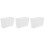 3Pcs White Foams Cake Models for Baking Practice & Party Decor 3