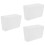 3Pcs White Foams Cake Models for Baking Practice & Party Decor 5