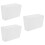 3Pcs White Foams Cake Models for Baking Practice & Party Decor 6