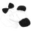 2Ensembles Accessoires Cosplay Panda Oreilles Queue Nœud Coloré Enfant 2