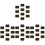 40Ensembles Ardoises Miniatures Pied Bois Multicolores Décoratives 3