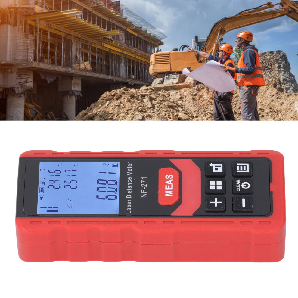 Nf-271 50M Electronic Laser Distance Meter With Backlit Screen 7661386960505
