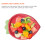 4Pcs Red Ceramic Strawberry Bowls Multiuse Snack Dessert Fruit Plates 7