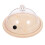 2Pcs Transparent Plastic Dome for Cake Food Display with Wood Base 2