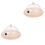 2Pcs Transparent Plastic Dome for Cake Food Display with Wood Base 4