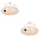 2Pcs Transparent Plastic Dome for Cake Food Display with Wood Base 6