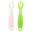 4Pcs Silicone Baby Spoons Assorted Colors Soft Training Utensils 2