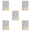 5Pcs Grey PU Marble Business Notepads Office Weekly Schedule Notebook 5