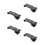 5Pcs Wear-Resistant Black Plastic Belt Clips for Holders 4