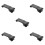 5Pcs Wear-Resistant Black Plastic Belt Clips for Holders 6