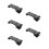 5Pcs Wear-Resistant Black Plastic Belt Clips for Holders 7