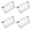 4Pcs Silver Kitchen Bread Rack Stainless Steel Reusable Toast Holder 6