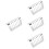 4Pcs Silver Kitchen Bread Rack Stainless Steel Reusable Toast Holder 7