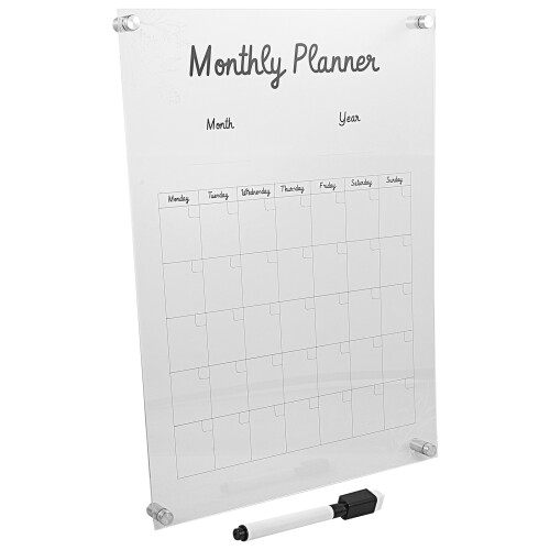 2Ensembles Tableau Transparent Effaçable Pour 2
