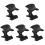5Pièces Support Casque Pliable Noir Pour Ordinateur Bureau Gaming 4