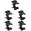 5Pièces Support Casque Pliable Noir Pour Ordinateur Bureau Gaming 8