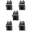 5Pcs Multipurpose Grey Diaper Organizer Bag for Storage 8