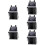 5Pcs Multipurpose Grey Diaper Organizer Bag for Storage 10