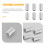 6 pcs cable wire fixer for cabinet corner baseboard protection 5