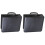 2Pcs Black Car Dvd Box Large Capacity 240 Cds Durable Storage Zipper 3