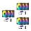 3Sets 12Cm St Koelventilator Rgb LED Met Controller Efficiënt En Kleur 8