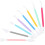 64Pièces Outils Modelage Argile Plastique Réutilisables Multicolores 11